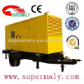 Low noise trailer mounted generator